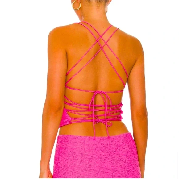 h:ours Raine top and Aly micro mini skirt from Revolve